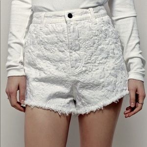 Free People All Over Embroidered Shorts